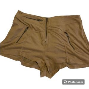 Divided Faux Suede Shorts
